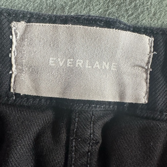 Everlane Wide Leg Crop Pant Black Size 6 - Picture 3 of 4